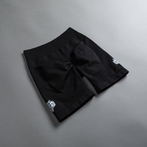 SHE WOLVES FOREVER SEAMLESS EVERSON SHORTS IN BLACK